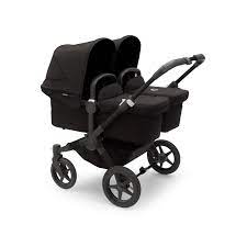 Bugaboo Donkey 5 Twin 2in1 vankrikomplekt Black/Midnight black/Midnight black Näidis 