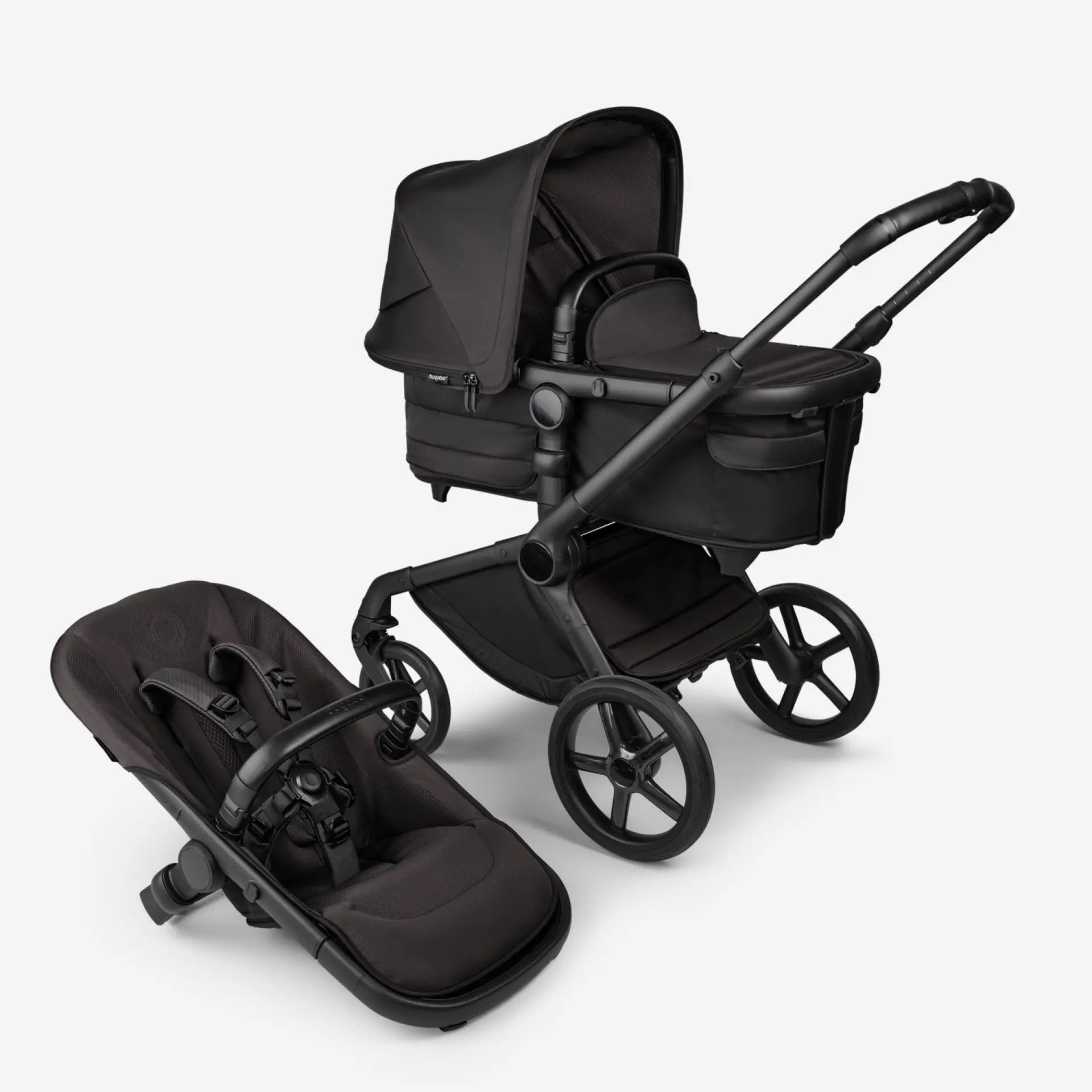 Bugaboo Fox 5 2in1 vankrikomplekt Noir Limited Edition Black Moonlight