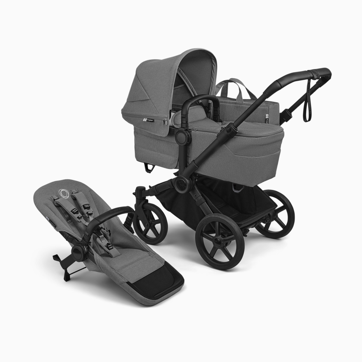 Bugaboo Donkey 6 2in1 vankrikomplekt Moon Grey