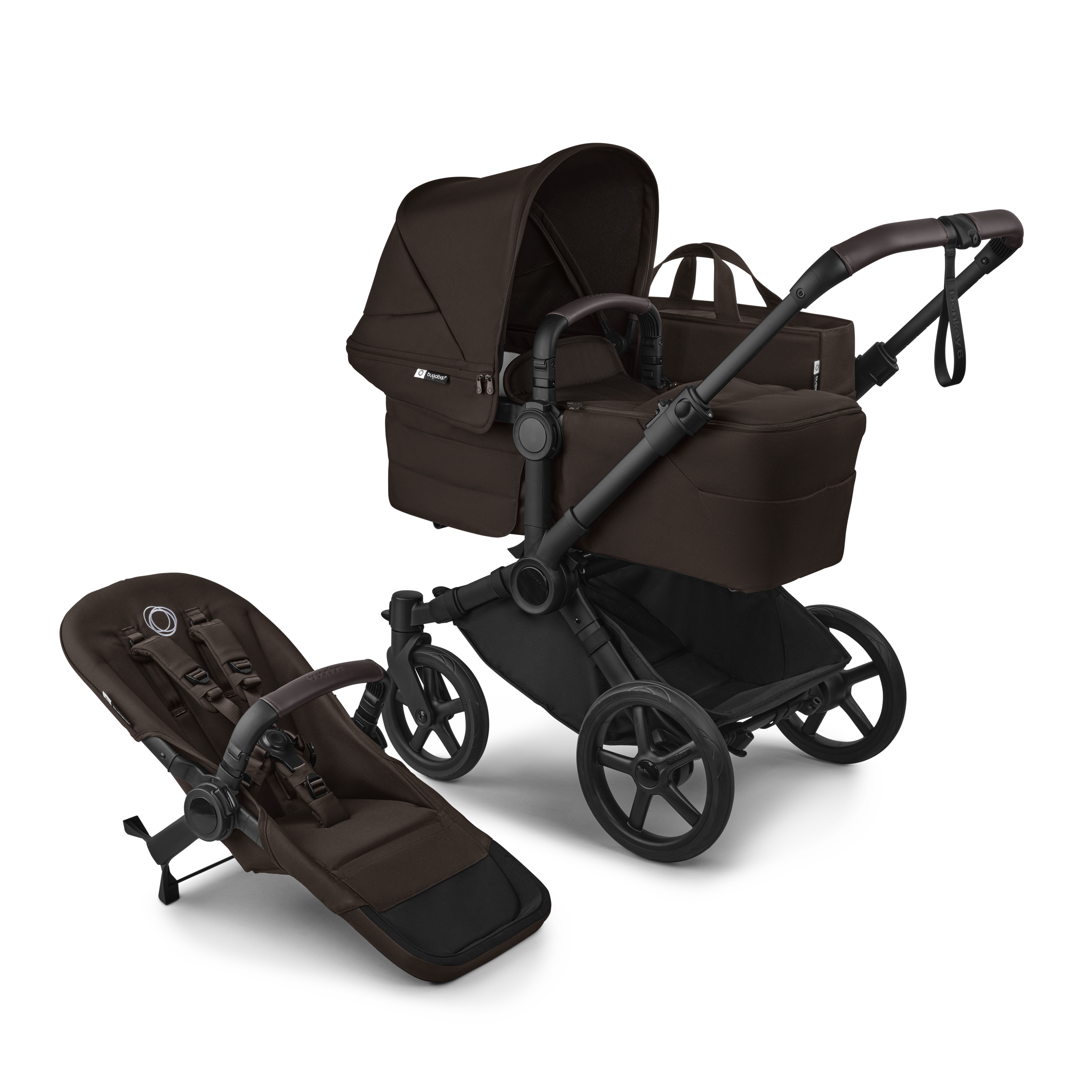 Bugaboo Donkey 6 2in1 vankrikomplekt Cocoa Brown