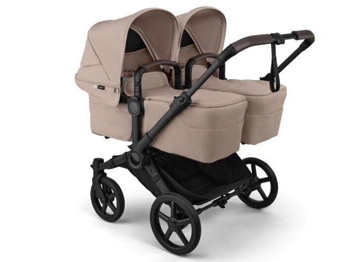 Bugaboo Donkey 6 Twin 2in1 vankrikomplekt Desert Taupe melange