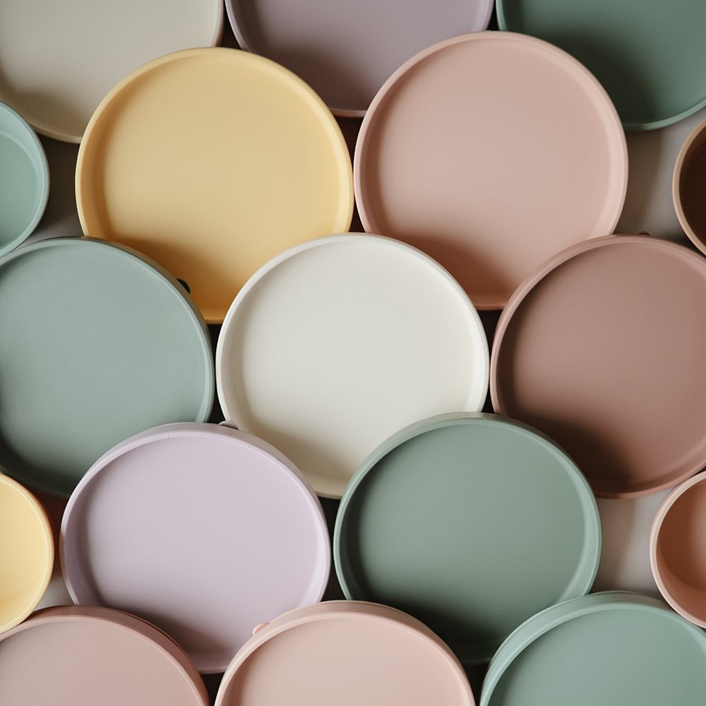 Mushie Classic silikoonist iminapaga taldrik