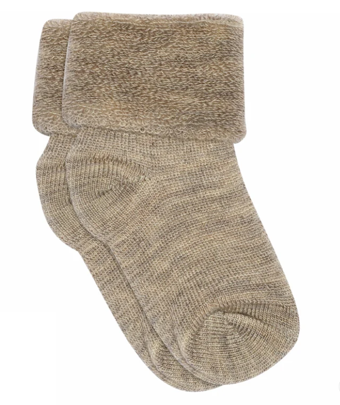 MP meriinovillased beebisokid Light Brown Melange