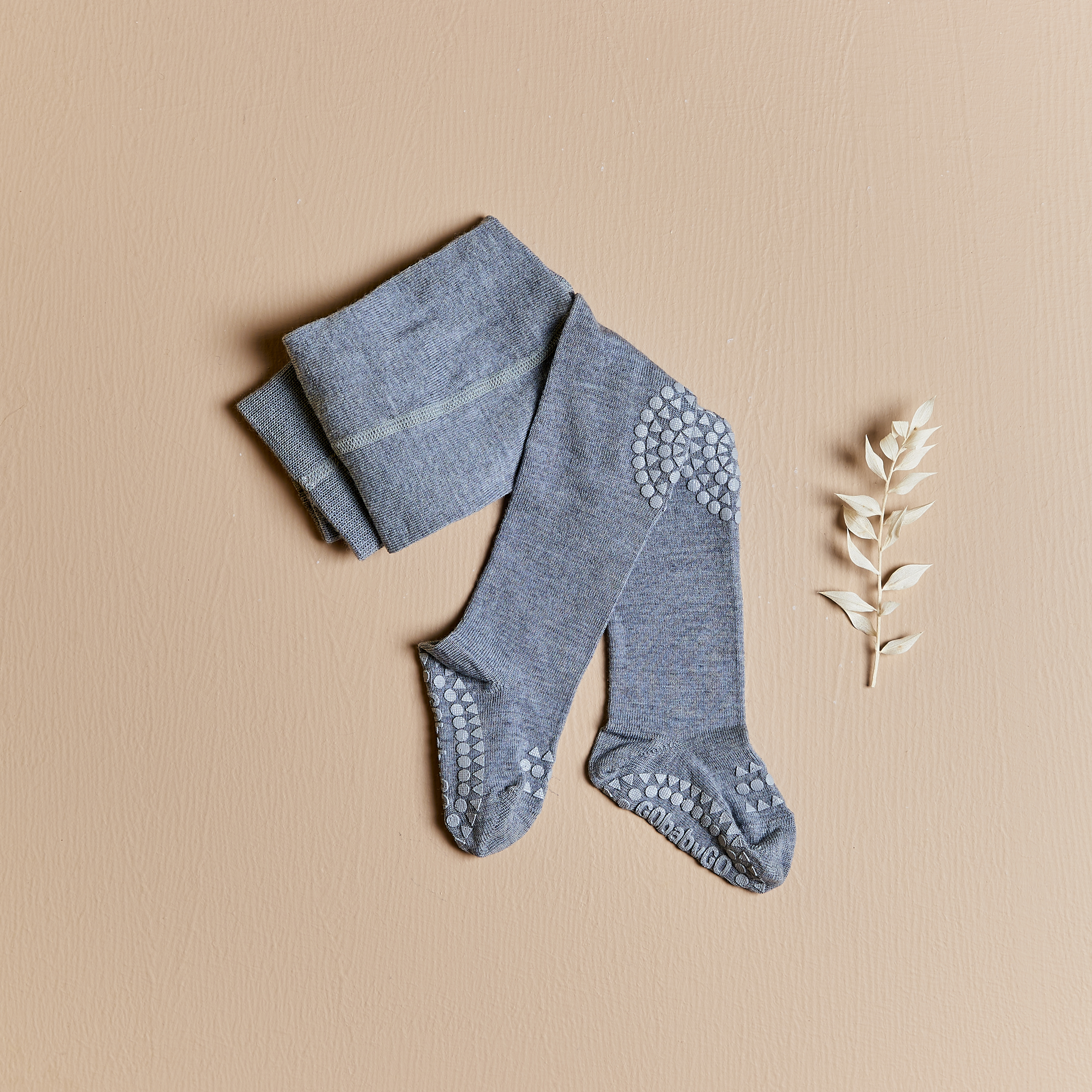 GoBabyGo Wool libisemiskindlad villased sukkpüksid Grey Melange