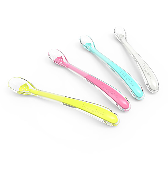 BabyOno silikoonist lusikas ergonoomiline