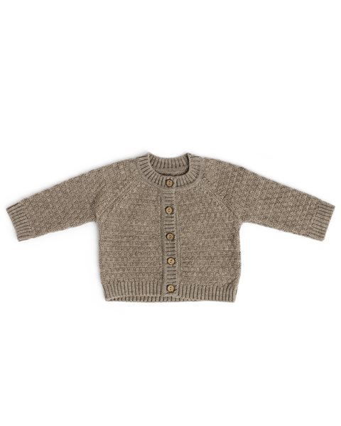 SmallStuff meriinovillane nööpidega kampsun Nature Melange