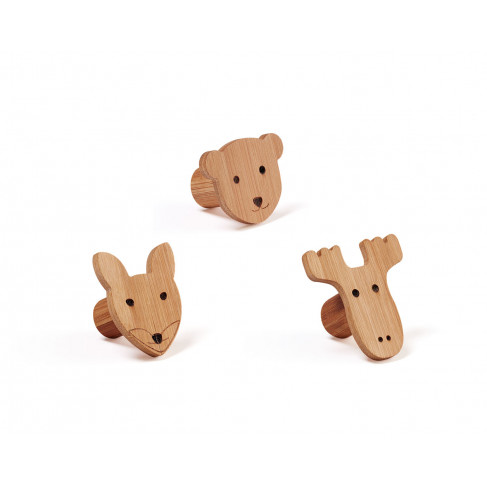 Kids Concept puidust seinanagid 3tk