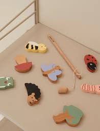 Kids Concept puidust kalapüügimäng Edvin