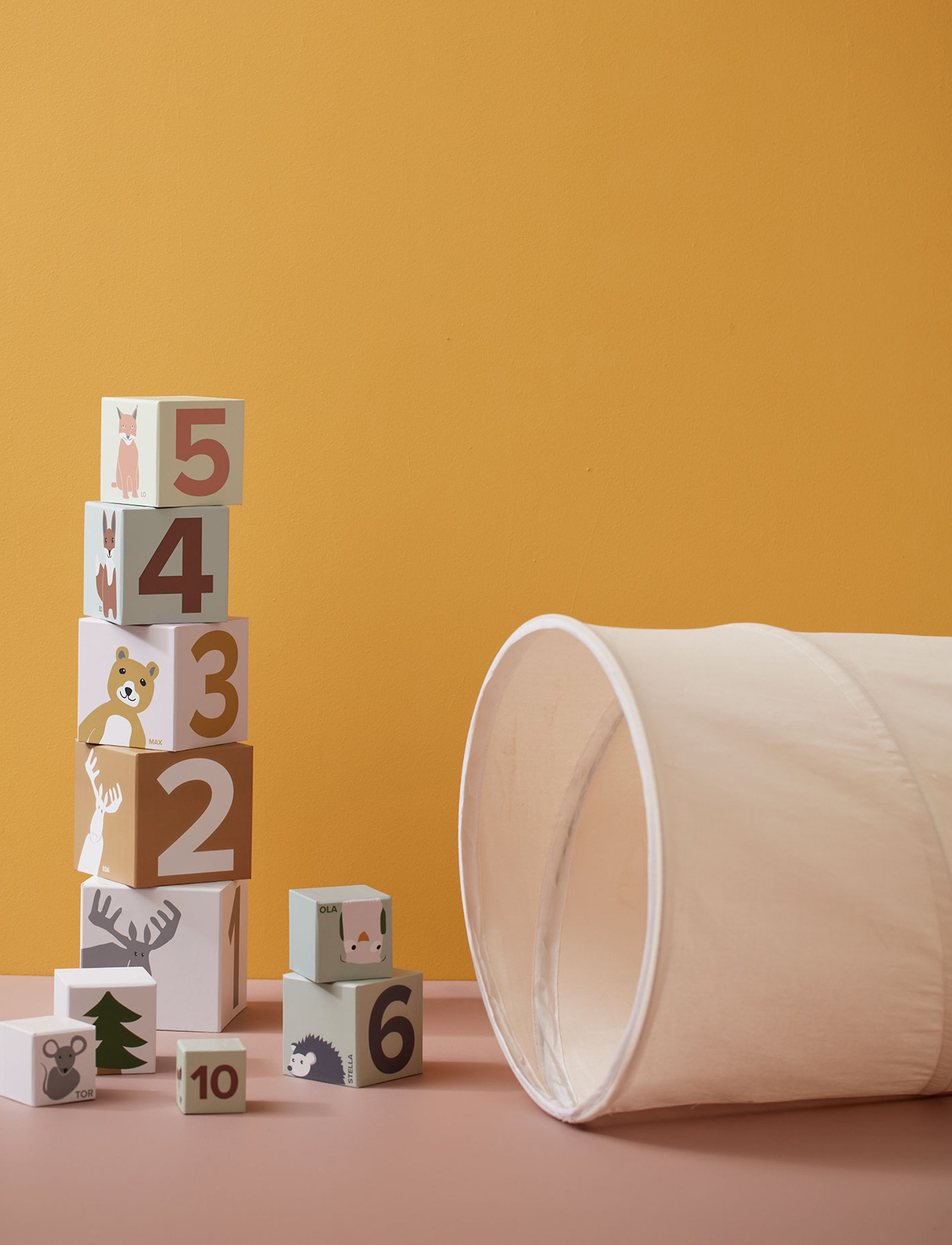 Kids Concept mängutunnel Puuvillane