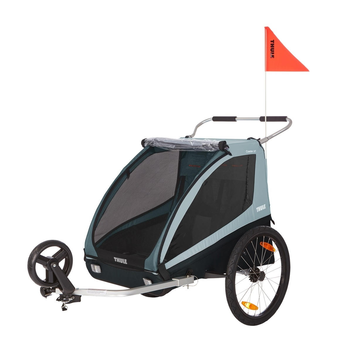 Thule lastekäru Chariot Coaster XT- Soft Blue