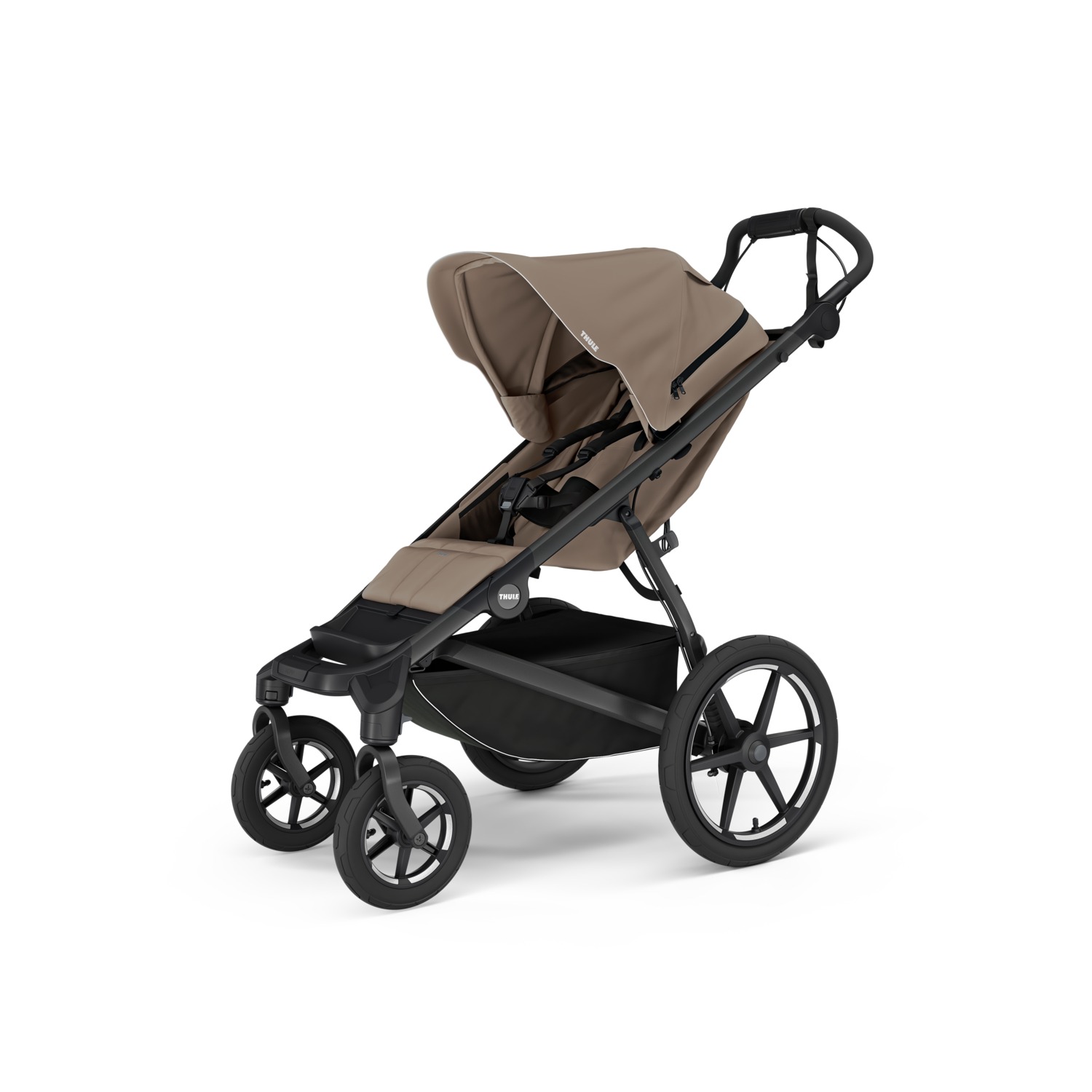 Thule Urban Glide 4-rattaline jalutuskäru Tinted Taupe on Black