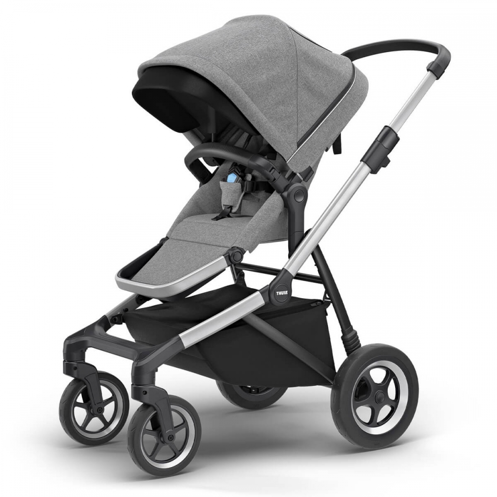 Thule Sleek jalutuskäru, Aluminium/ Grey Melange