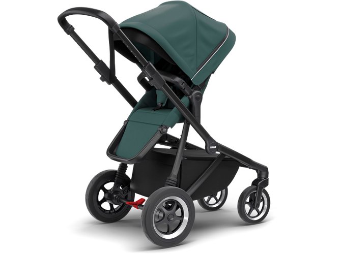 Thule Sleek jalutuskäru, Black/ Mallard Green
