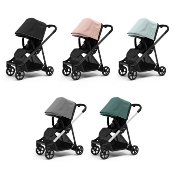 Thule jalutuskäru Shine- Black/ Misty Rose