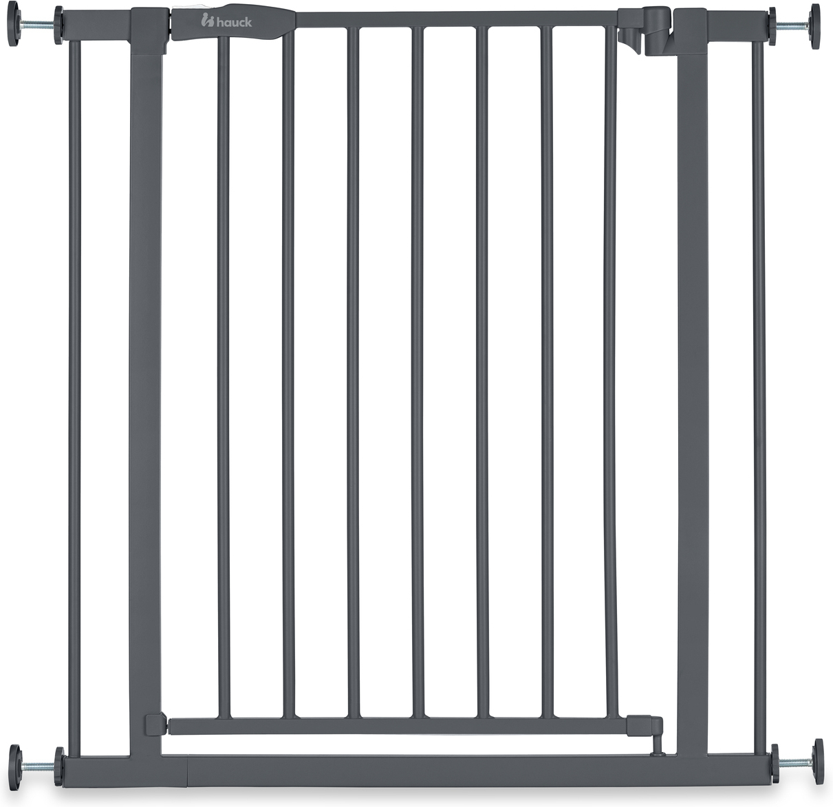 Hauck metallist turvavärav Open N Stop 2 Dark Grey 75 - 80 cm