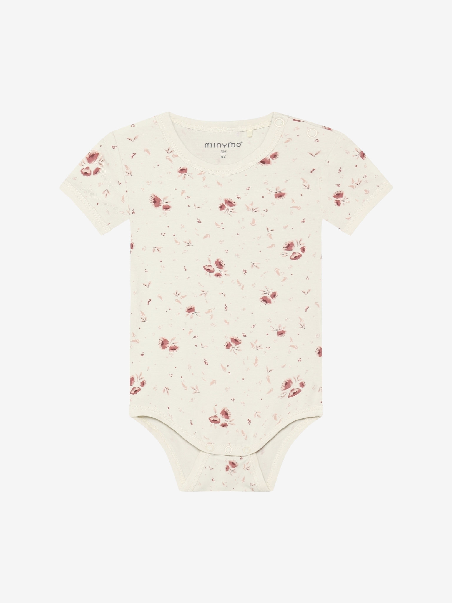 Minymo bambusviskoosist lühikeste varrukatega body Peach Whip