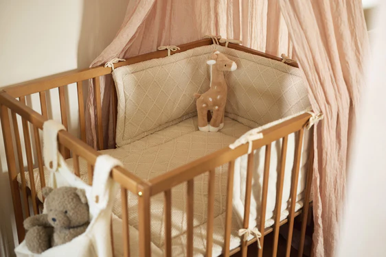 Jollein voodipehmendus 180x30cm Check Knit