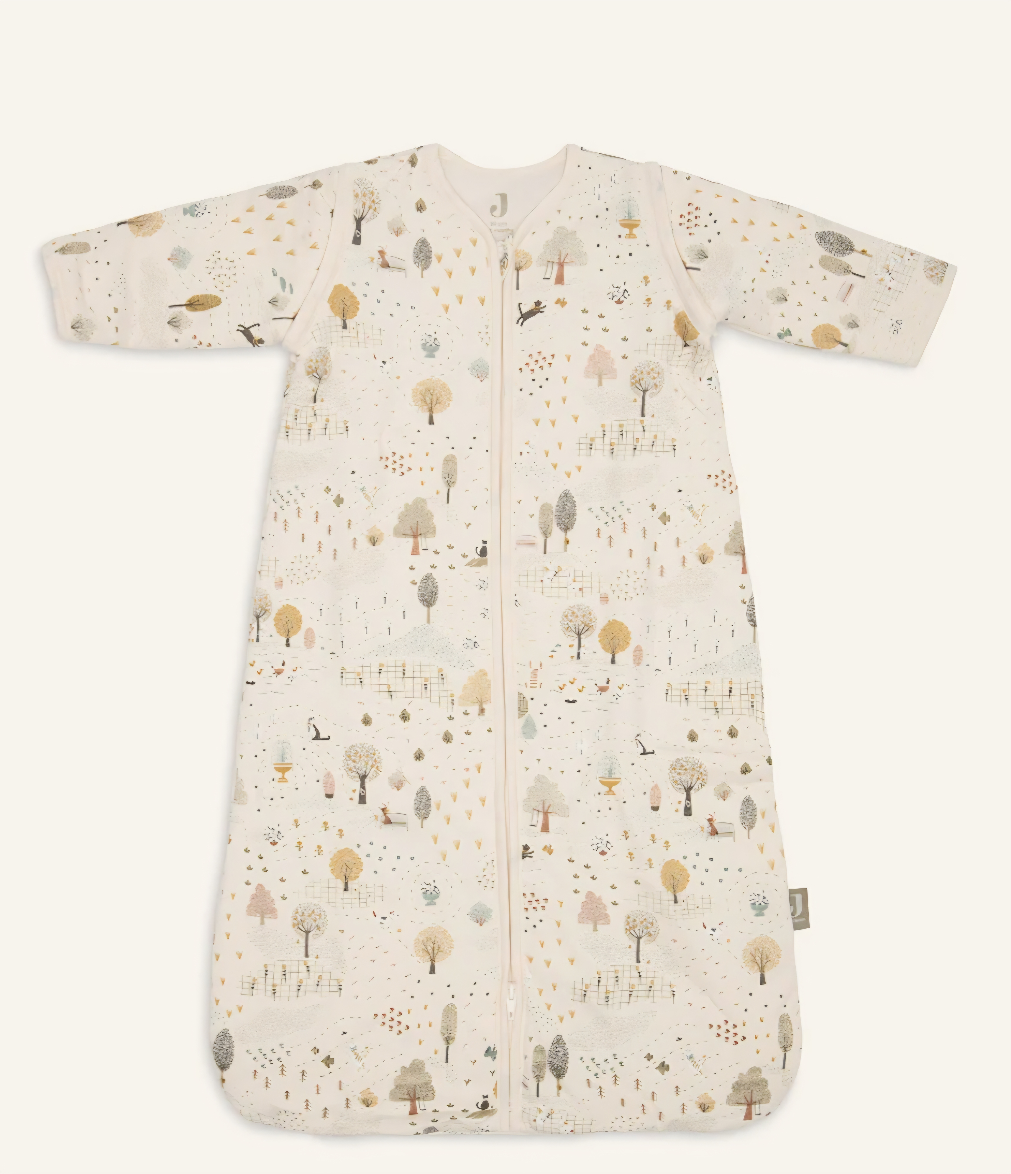 Jollein beebi magamiskott eemaldatavate varrukategaTiny Park