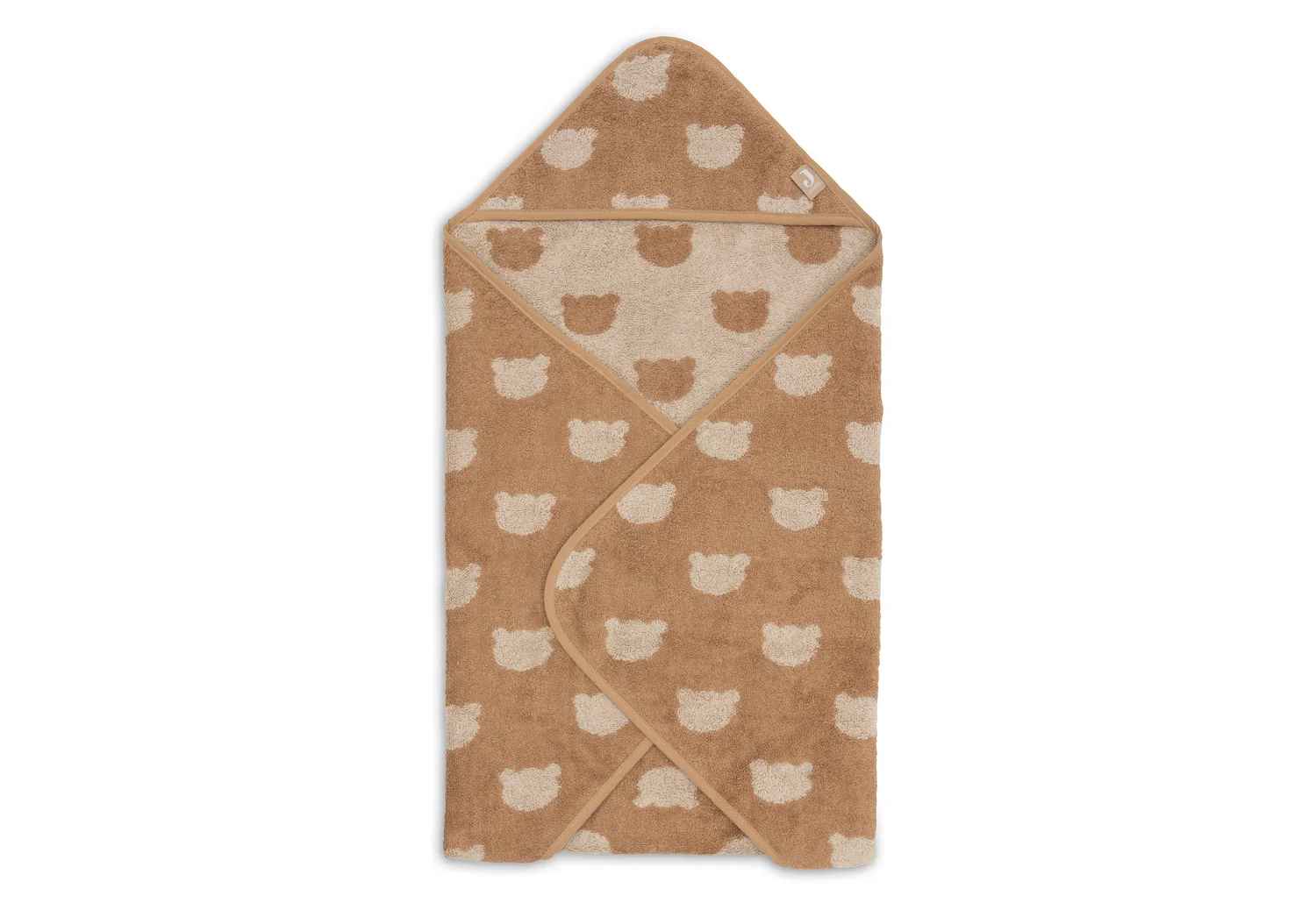 Jollein Rätik Kapuutsiga Terry Jacquard Teddy Bear 75 x 75 cm