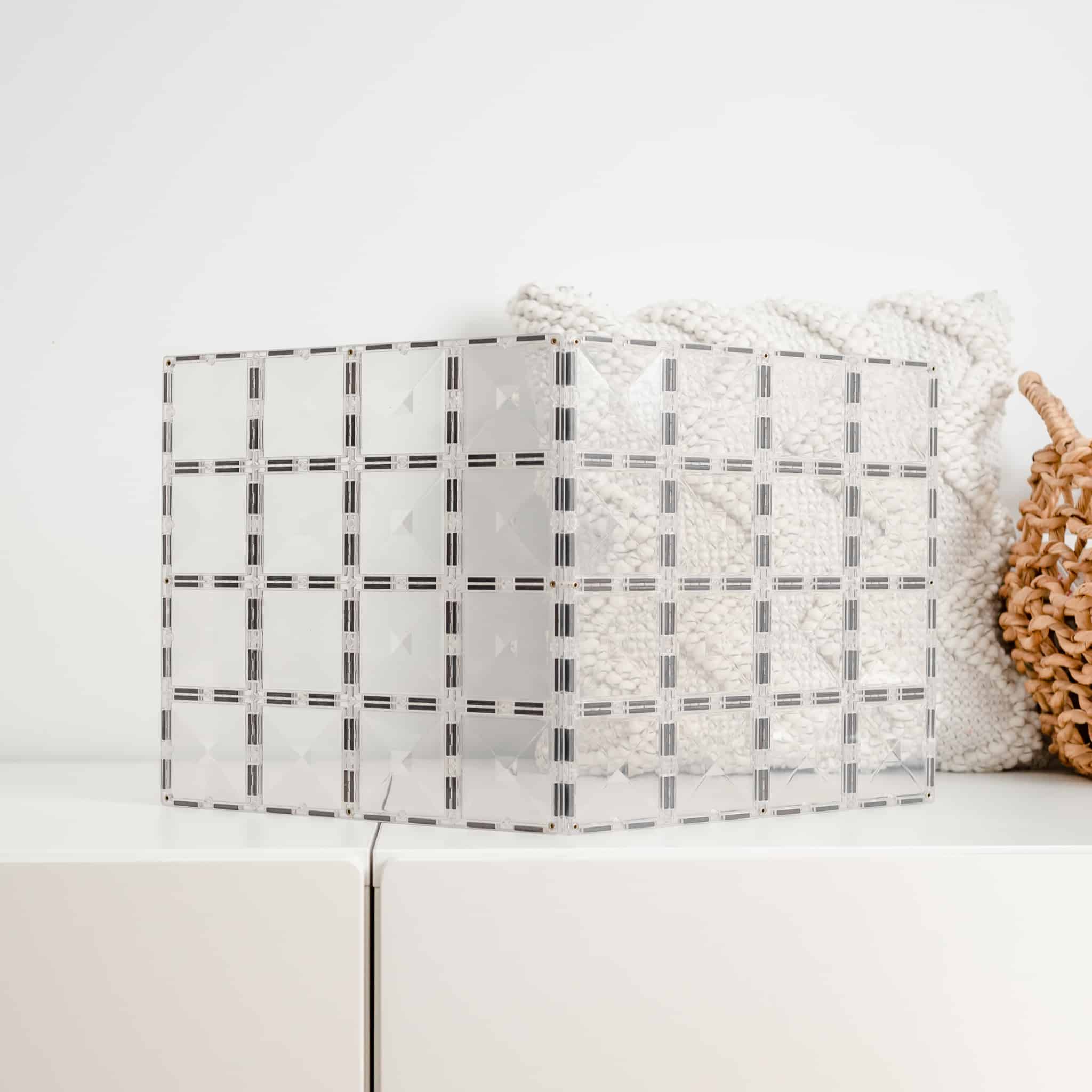 Connetix magnetilised klotsid alusplaadid 2tk Clear Base Plate Pack