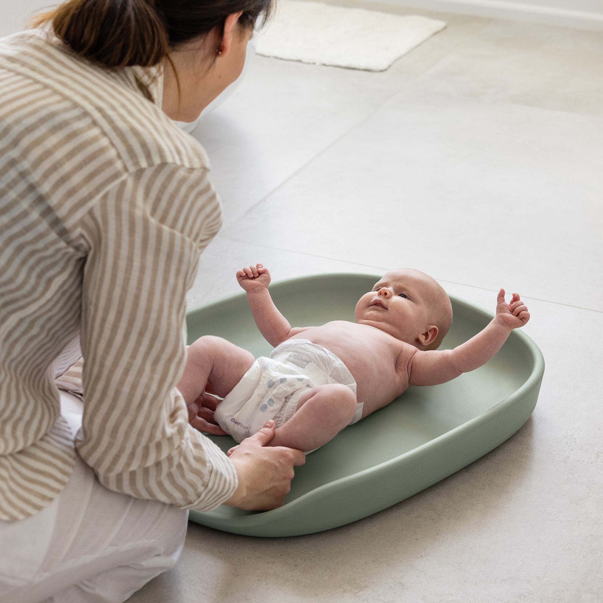 Sebra mähkimismatt Pusle Seagrass Green