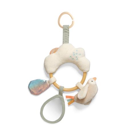 Sebra riputatav tegevuslelu, pilv ja linnuke Bliss