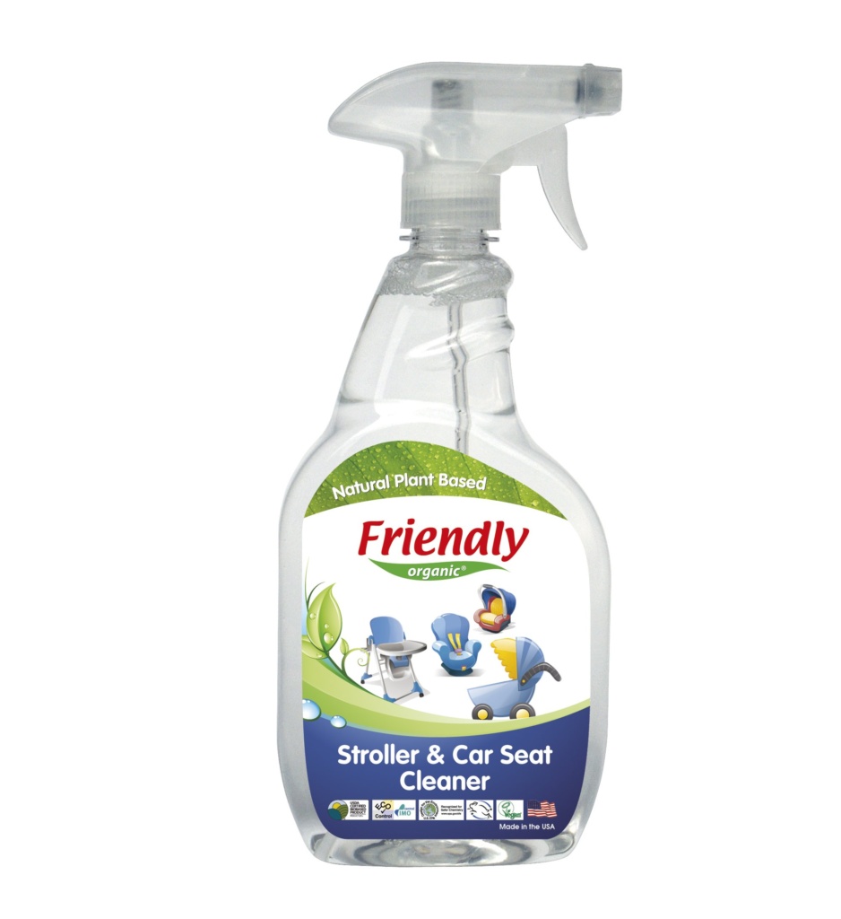 Friendly Organic jalutuskäru, vankri ja autoistme, turvatooli puhastusvahend, 650 ml