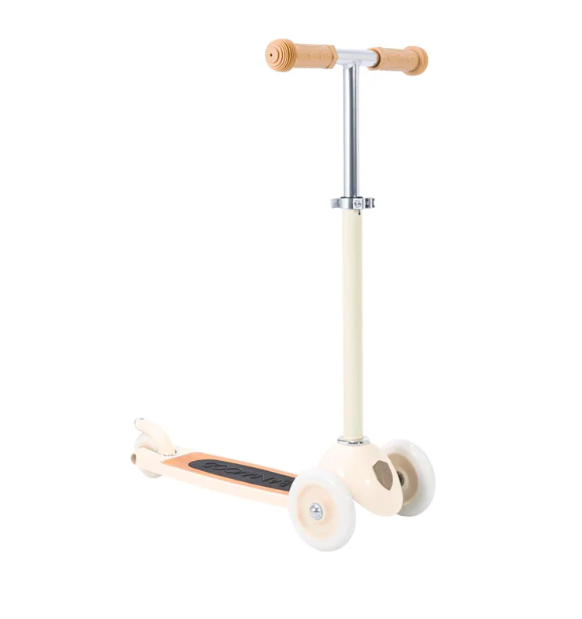 Banwood vintage tõukeratas korviga - beež