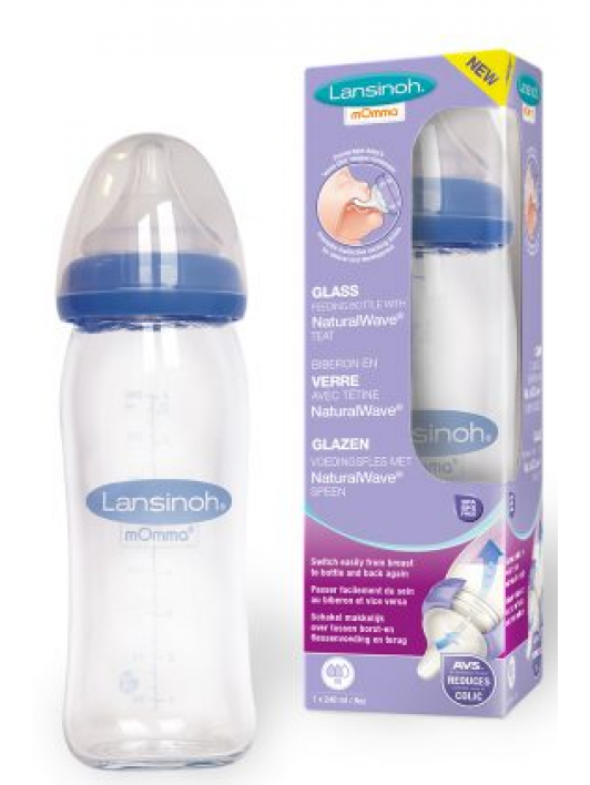Lansinoh lutipudel klaasist 240ml