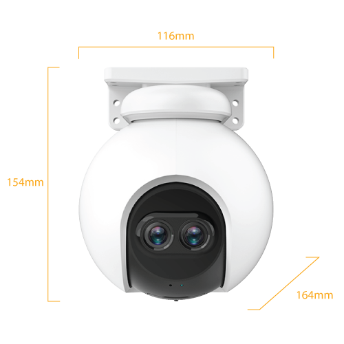 Ezviz välikaamera C8PF 2MP kahe objektiiviga pöördkaamera