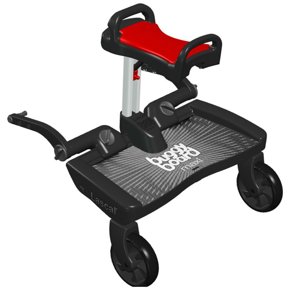 Lascal BuggyBoard sadul-iste Maxi seisulauale punane