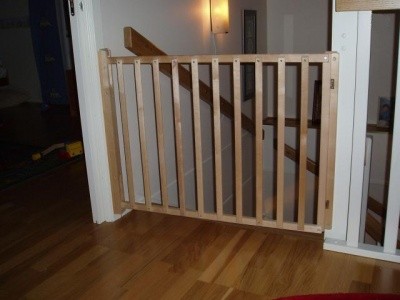 Turvavärav - trepivärav puidust kuni 116 cm naturaalne