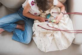 PlayandGo Mängumatt/hoiukott Cherry