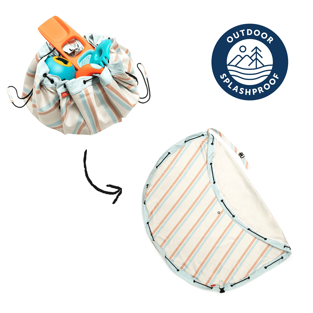 PlayandGo mängumatt-kott õue Triibuline