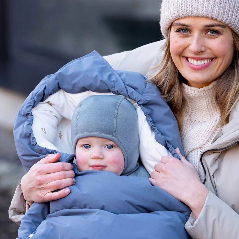 Voksi Wool meriinovillane tuukrimüts Blue Bell