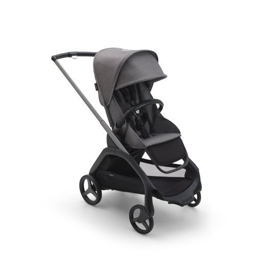 Bugaboo Dragonfly jalutuskäru Graphite/Grey melange/Grey melange