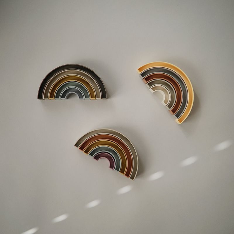 Mushie vikeraare ladumisklotsid Rainbow