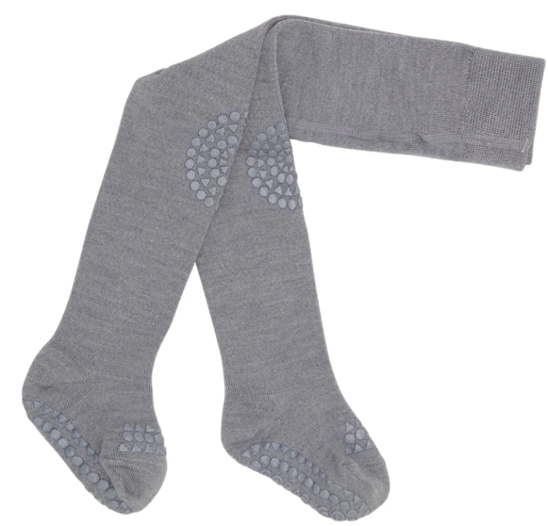 GoBabyGo Wool libisemiskindlad villased sukkpüksid Grey Melange