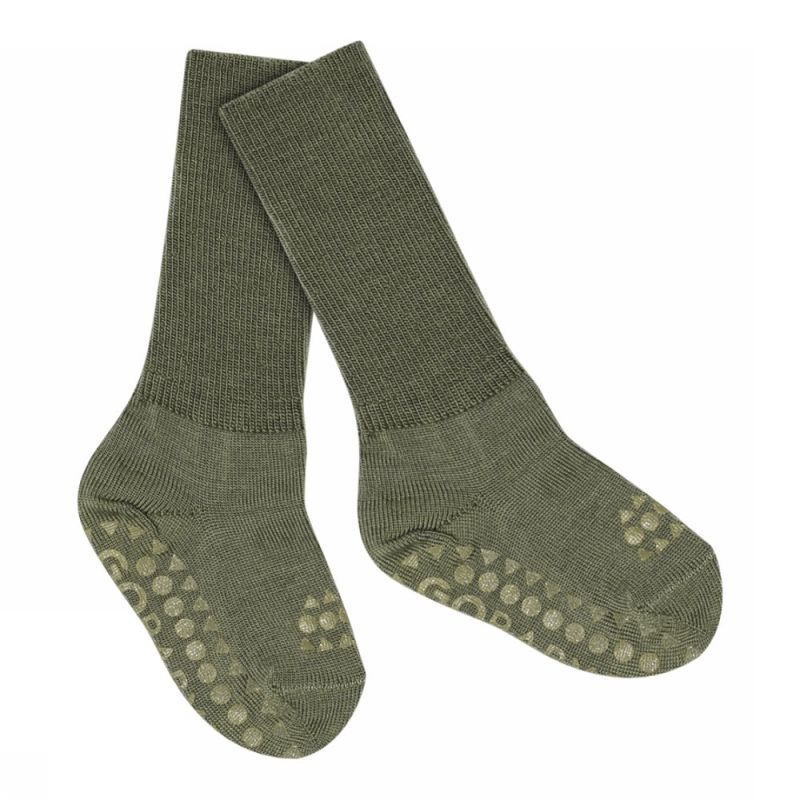 GoBabyGo Merino Wool libisemiskindlad meriinovillased sokid Olivine
