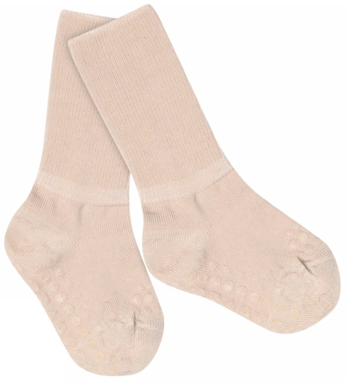 GoBabyGo Merino Wool libisemiskindlad meriinovillased sokid Rose Dust