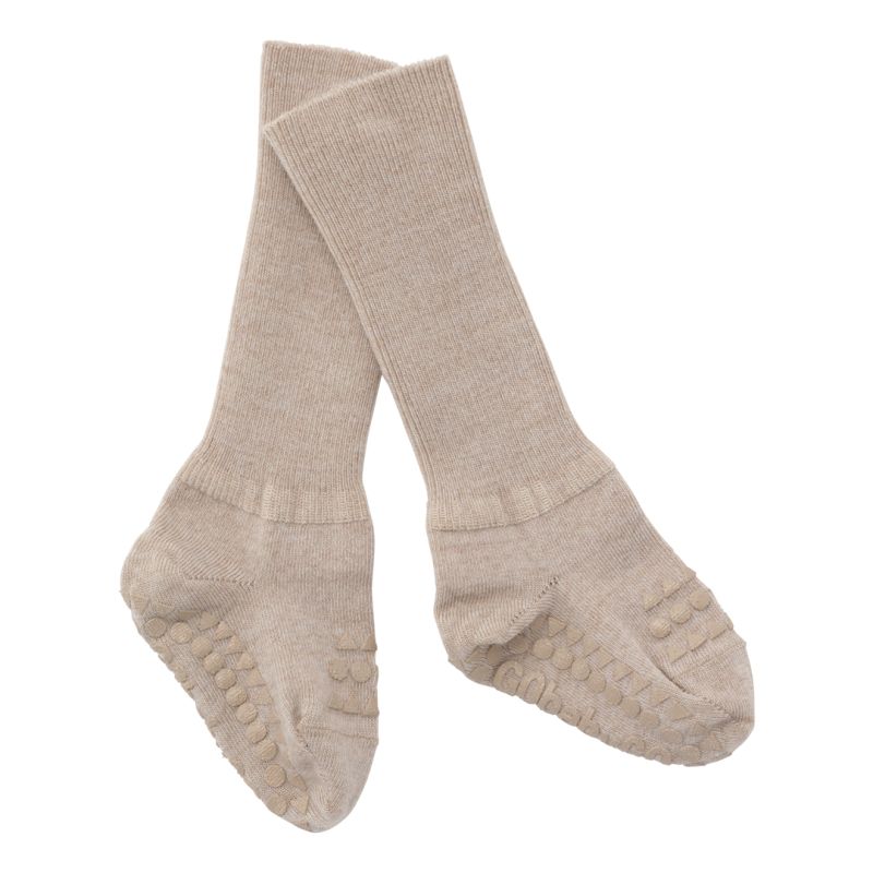 GoBabyGo Merino Wool libisemiskindlad meriinovillased sokid Sand