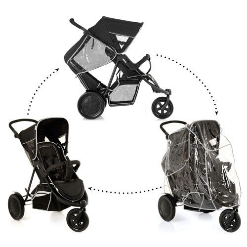 Hauck tandemkäru Freerider, black