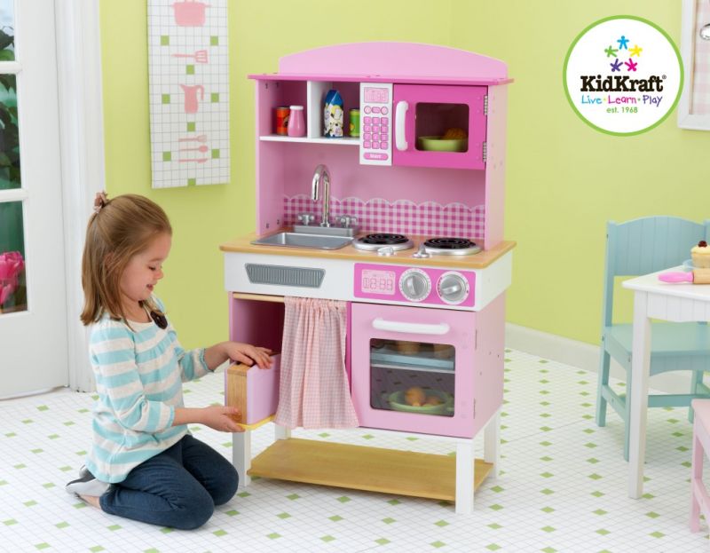 Kidkraft mänguköök-väike roosa