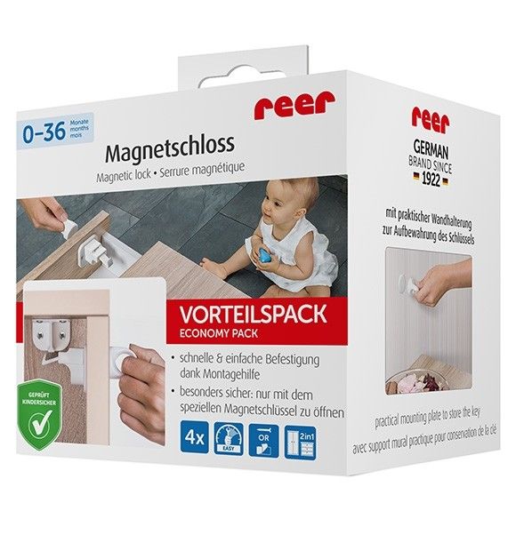 Reer Magnetlukk 4tk pakis