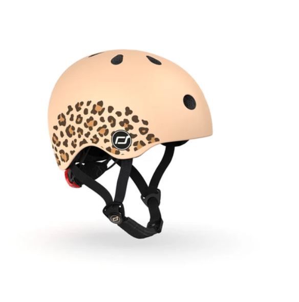 Scoot and Ride väikelaste jalgrattakiiver LEOPARD 45-51 cm XXS-S