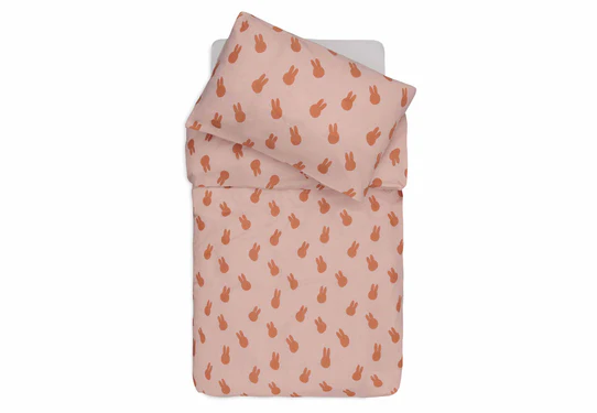 Jollein voodipesu komplekt 100x140cm Miffy Shadow - Wild Rose