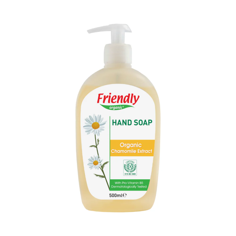 Friendly Organic orgaaniline niisutav kummeliga vedelseep, 500ml