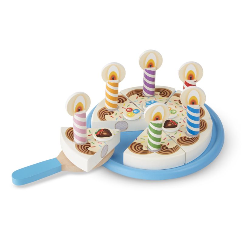 Melissa & Doug puidust lõigatav mängutort 