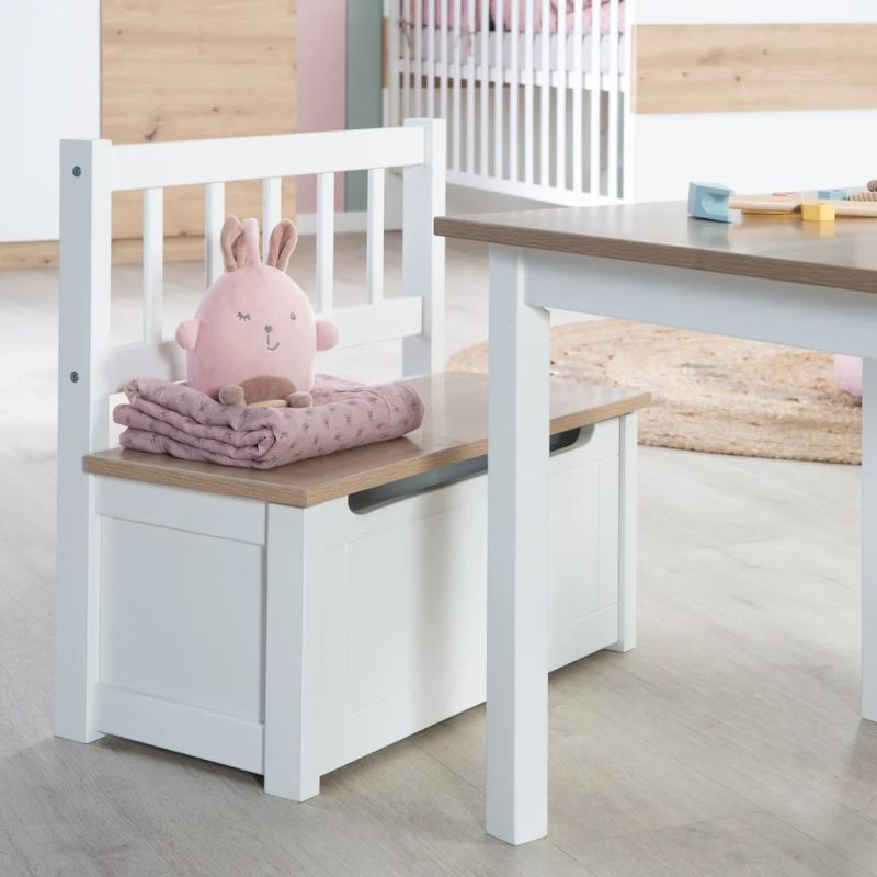 Roba laste kirstpink 'Woody' valge
