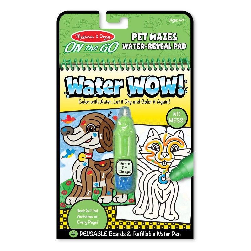 Melissa & Doug Water Wow! veepliiatsiga värviraamat Labürint